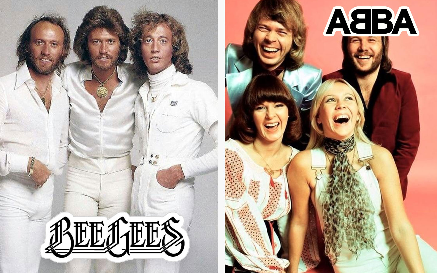BeeGees e Abba anni '70