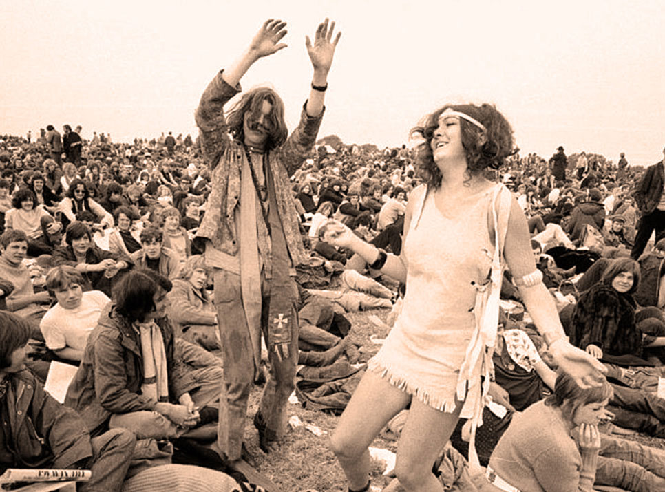 Raduno hippie anni 70